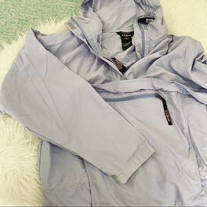 Vintage L.L. Bean Purple 3/4 Zip Windbreaker